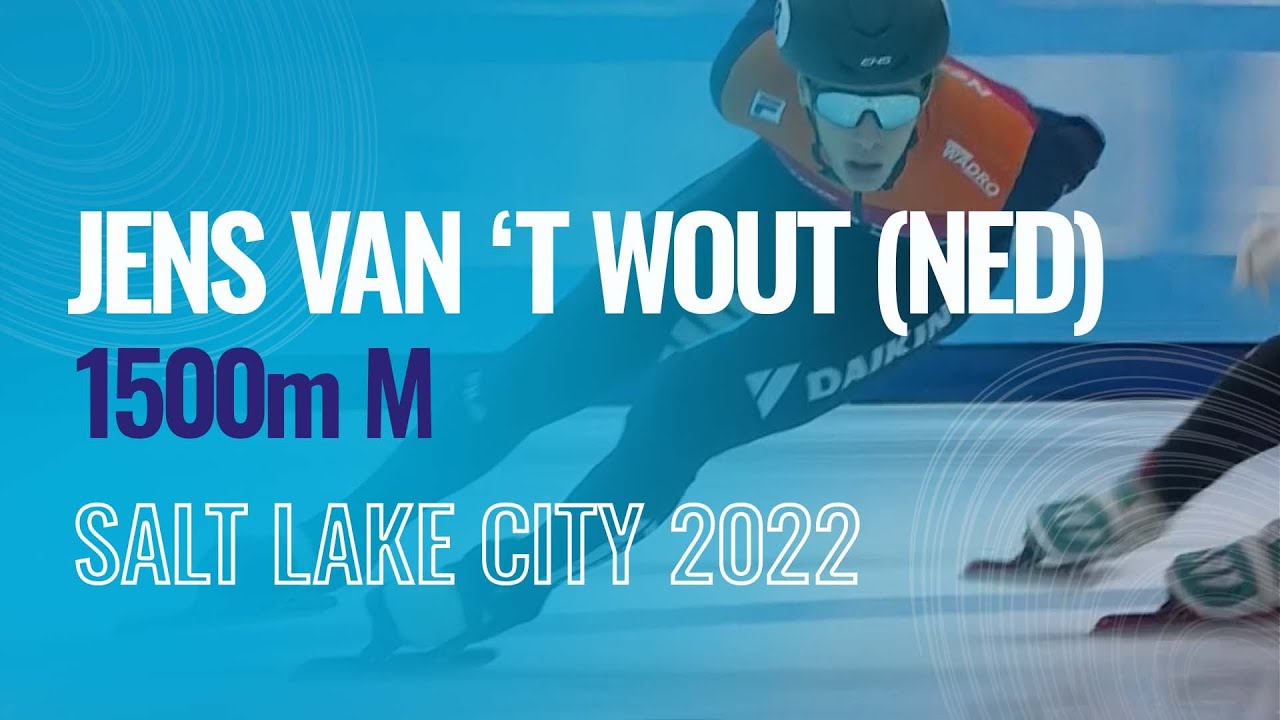 Jens van 'T WOUT (NED) | Winner | 1500m M | Salt Lake City | #ShortTrackSkating