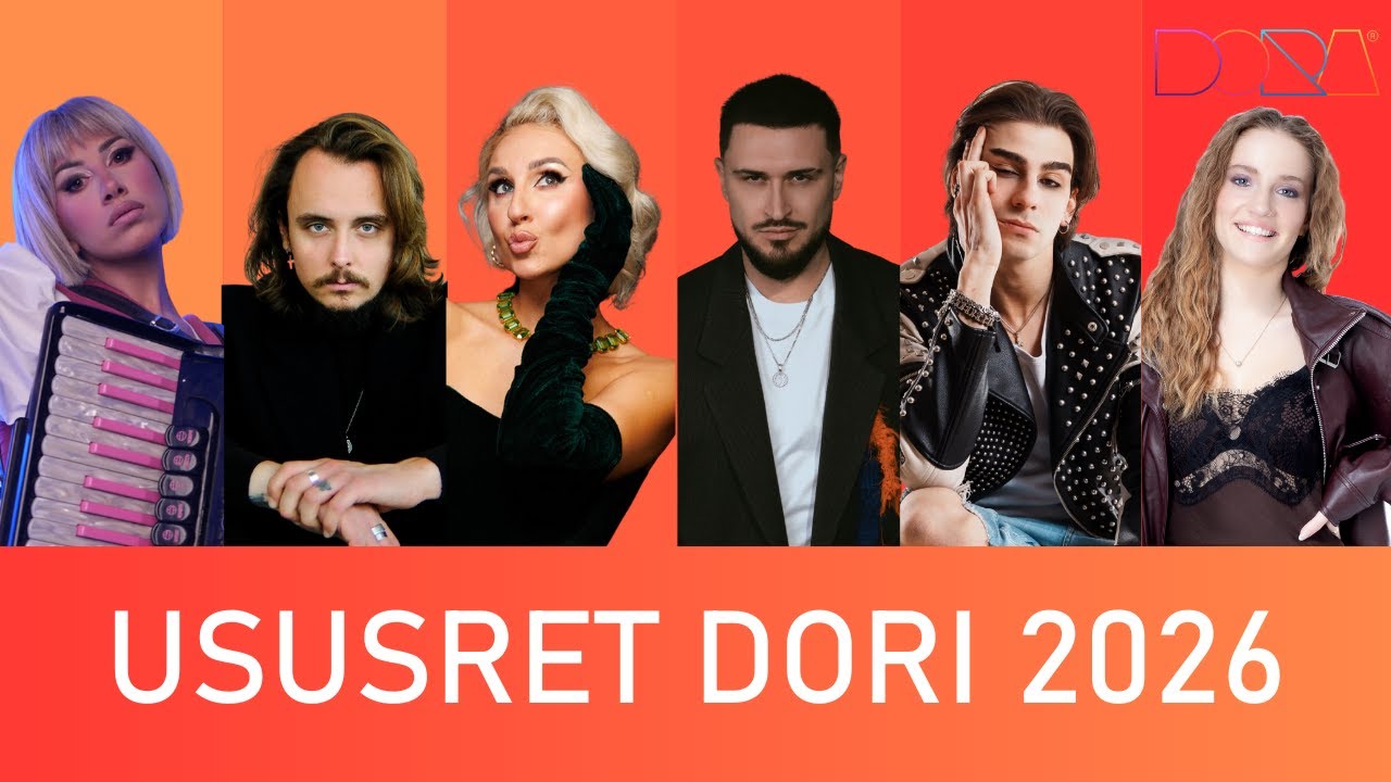 USUSRET DORI 2026:  Stela Rade, Marko Kutlić, Irma Dragičević, ToMa, DEVIN i Ema Bubić