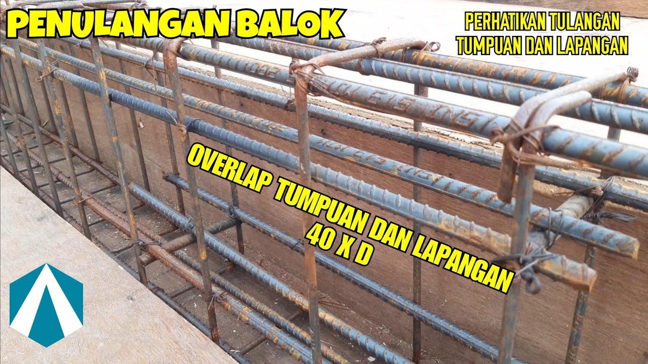PENULANGAN BALOK BETON || Pertemuan balok beton, balok baja dan kolom beton