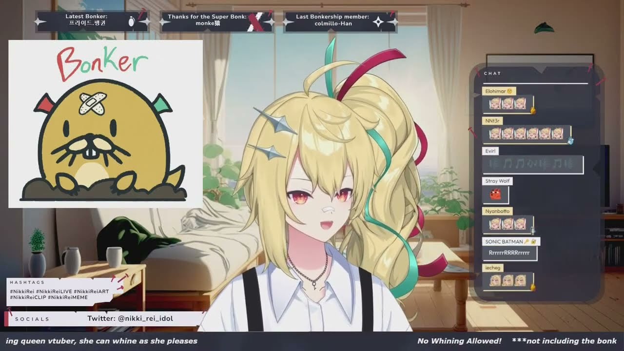 Nikki Rei Vtuber Literally GROWLING the Whole National Anthem @ChromaSHIFT_FTW @NikkiRei