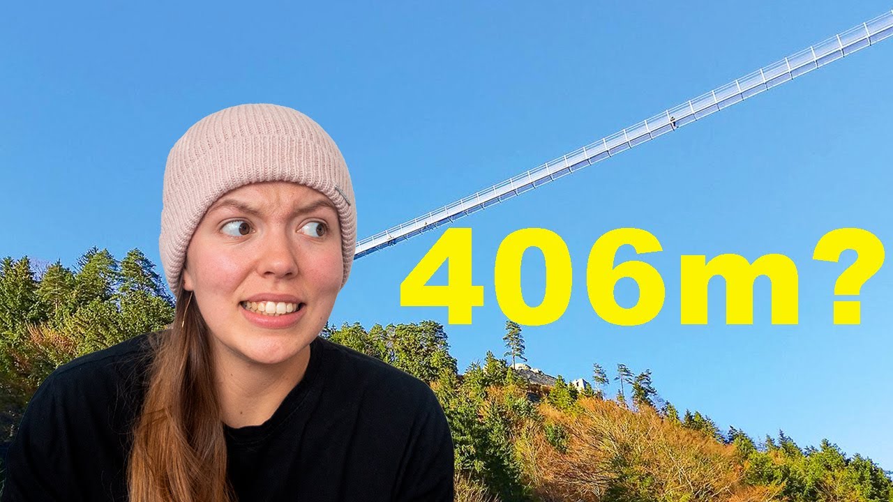 The SCARIEST footbridge in Austria 😱 crossing Highline 179 | Ehrenberg castle in Reutte