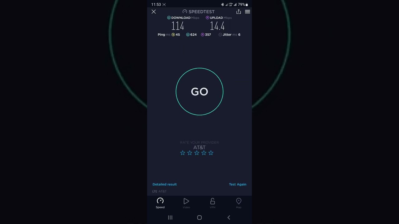 AT&T LTE at a Walmart Parking Lot, Caryville Tennessee, (b2/b14/b66)