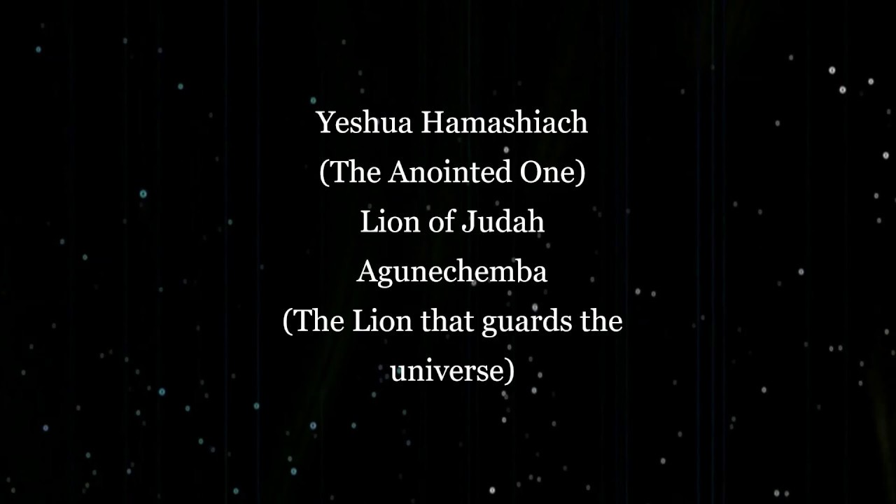 Nathaniel Bassey - Yeshua Hamashiach Lyrics w/ Translation