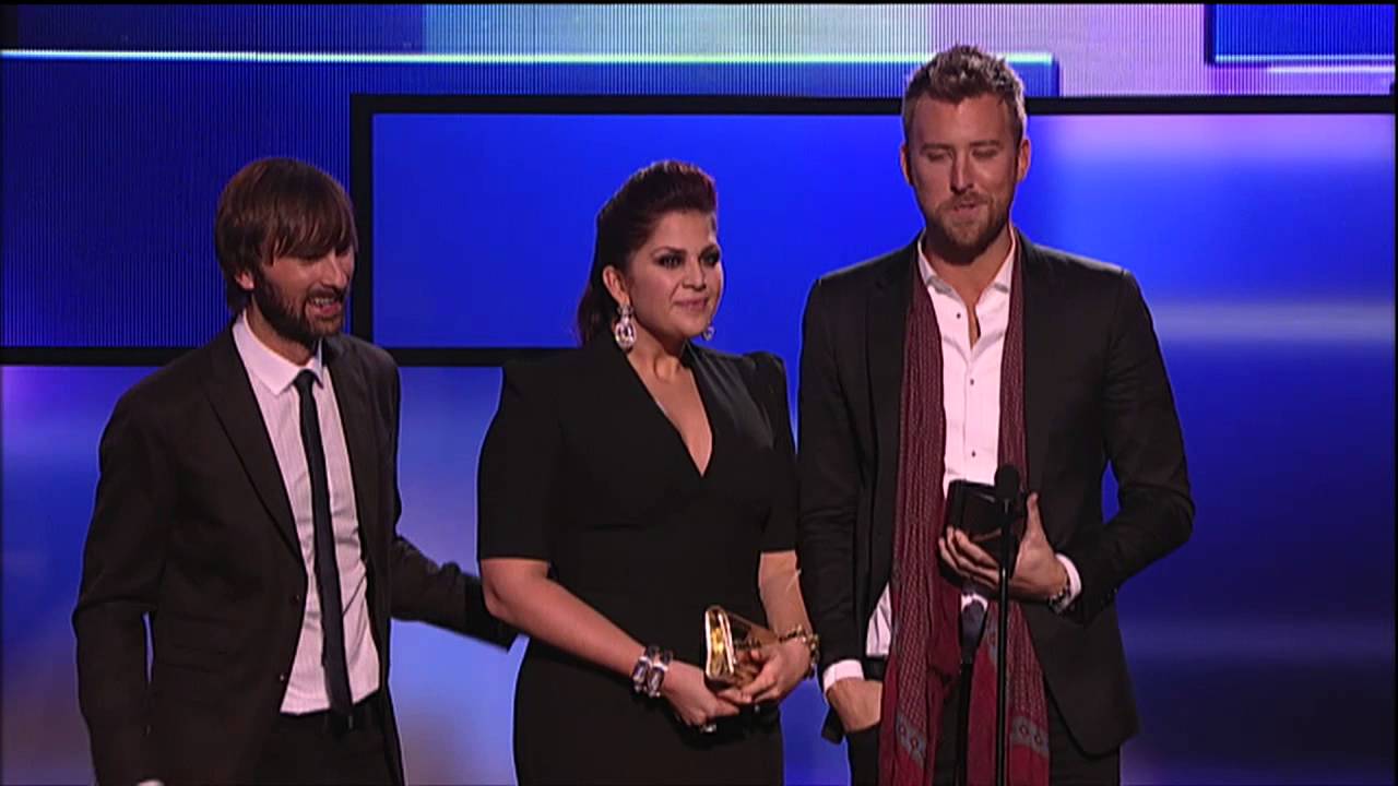 Lady Antebellum Win Country Group - AMA 2012