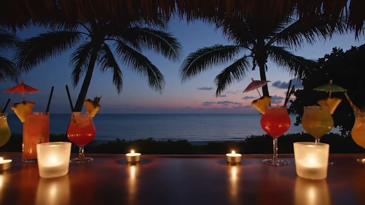 Melodic Beach Chillout Lounge -  Sundown Mix -  Nu-Jazz-  Lofi - Deep House Mix 2025