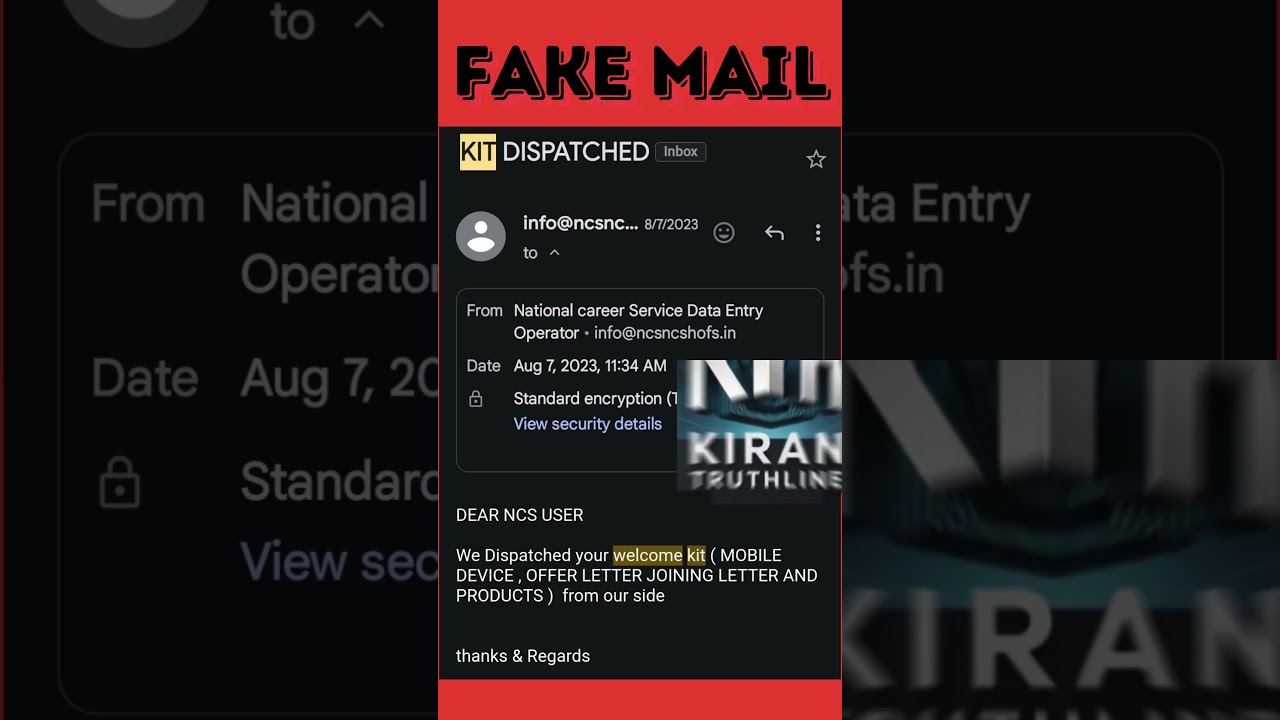 NCS is fake or real? #fake #trending #news #alert #latestnews #ncsjob #trendingtopic #viralupdate