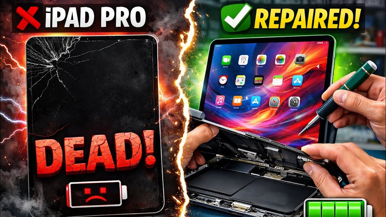 iPad Pro 2020 repair dead after a fall 