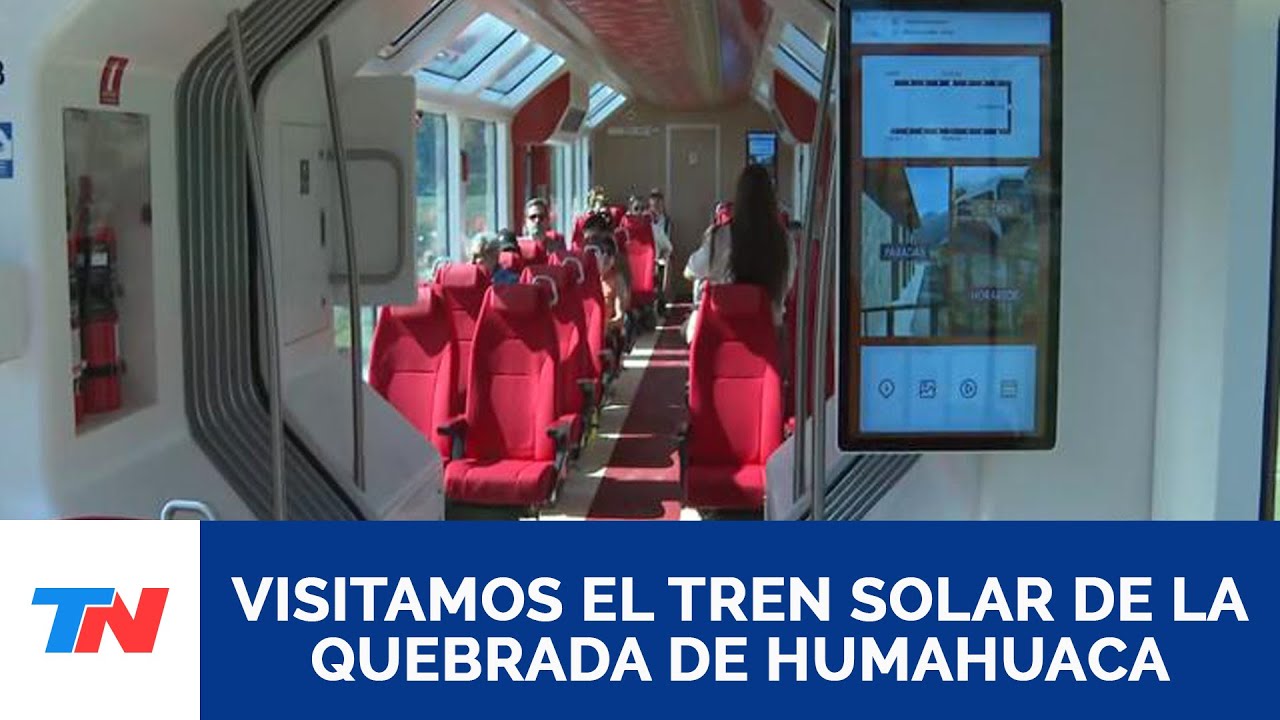 TN EN JUJUY| Subimos al 1° tren de Latinoamérica que funciona con energía solar y batería de litio