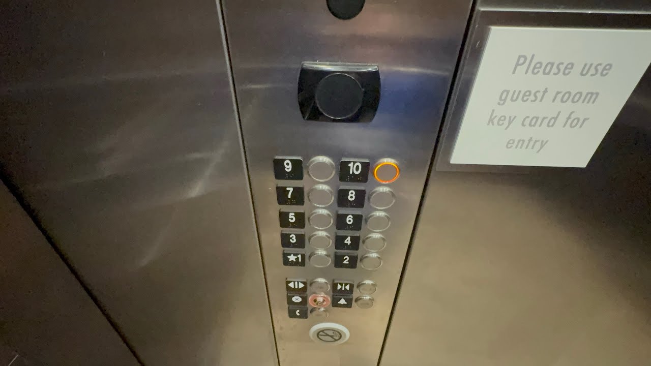 Nashville TN Riding All 3 Elevators at Hilton Hotel Nashville Green Hills