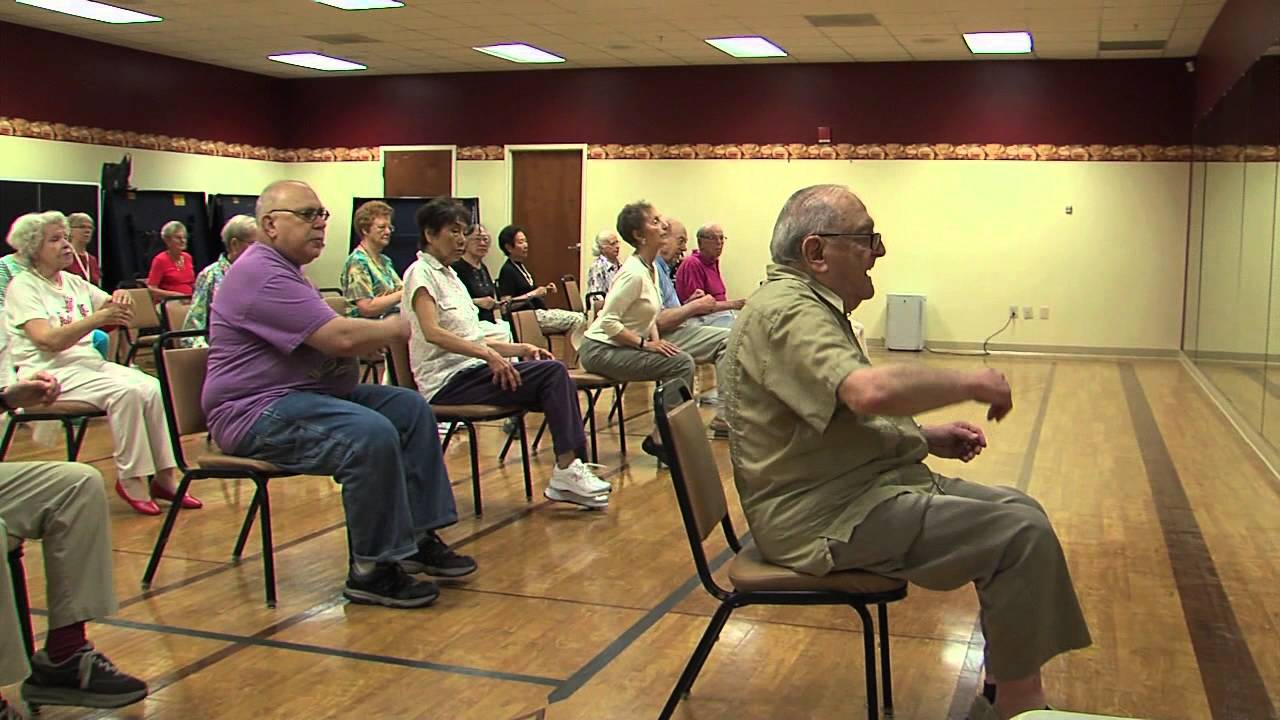 Dr. Martin Swetnick Leads Latin Dance Class at Riderwood in Silver Spring