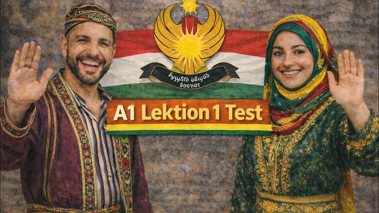 الدرس الأول من A1. امتحان.Test. تعلم اللغة الألمانية من الصفر.