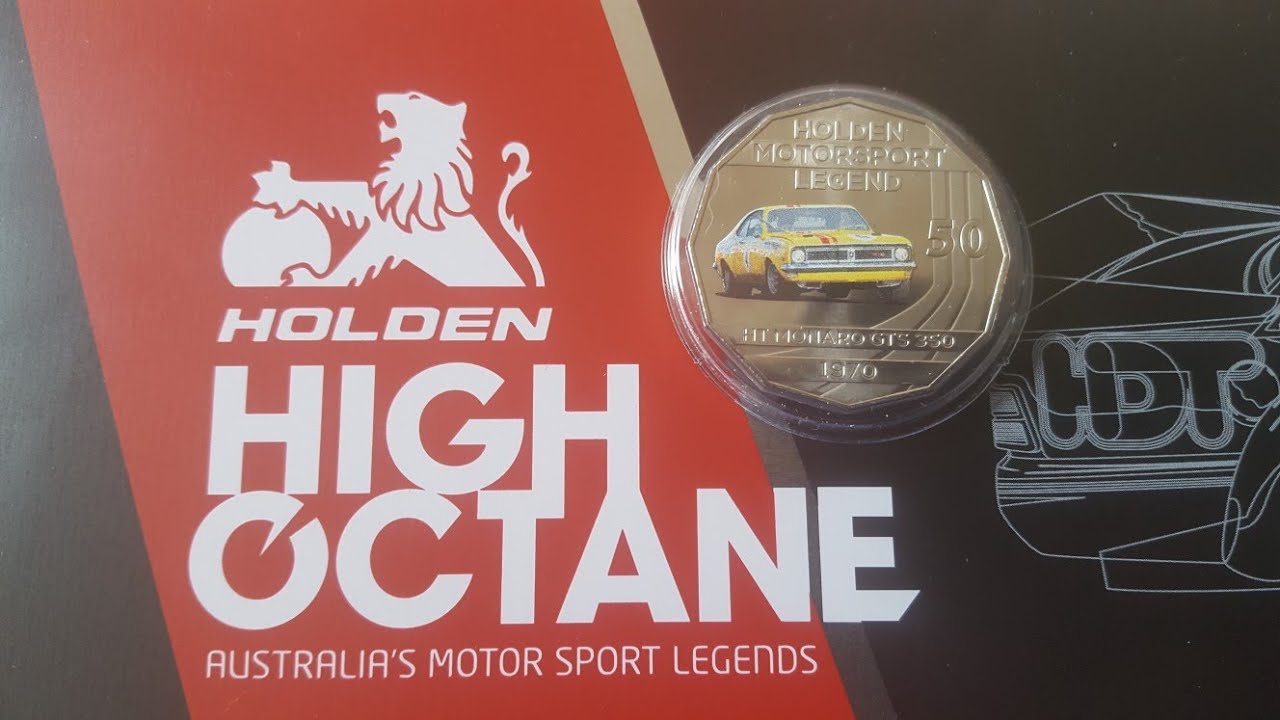 2018 Australian Holden Tin 50 cent coin set