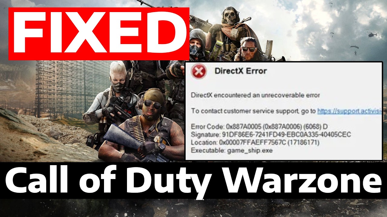 How To Fix Warzone 2 Season 2 Game_Ship.exe Error and DirectX Crashing in Windows