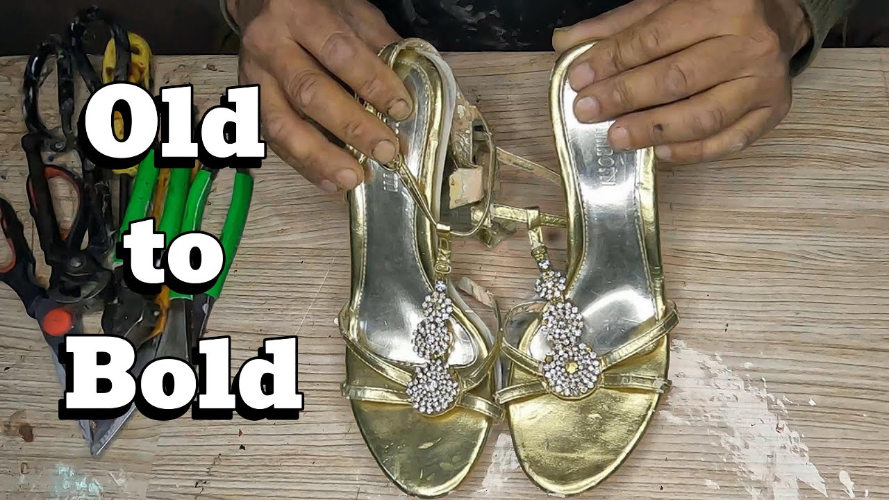 Преобразите старые туфли в элегантные красные каблуки | DIY-мастер-класс