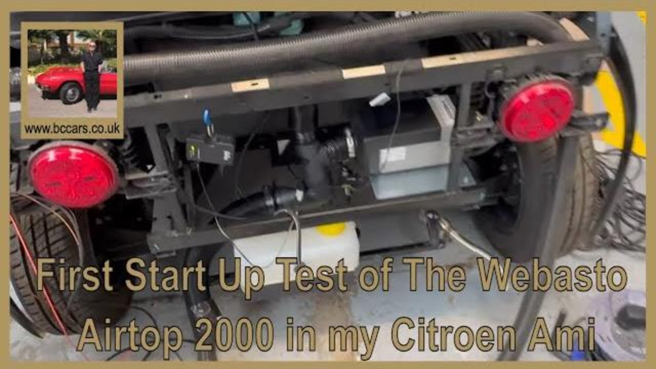 Предварительные испытания и тестирование Webasto Airtop 2000, установленного на моем Citroen Ami