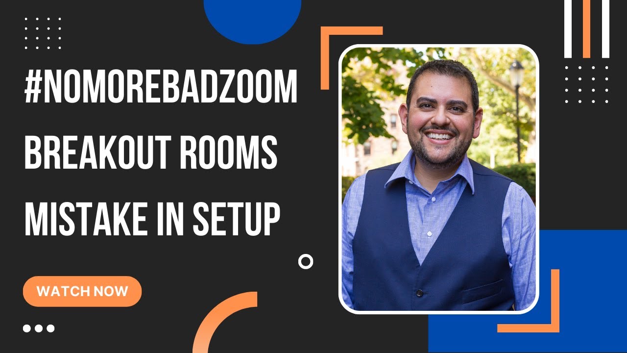 #NoMoreBadZoom: Breakout Rooms - Let Participants Choose Room - Avoid this Mistake