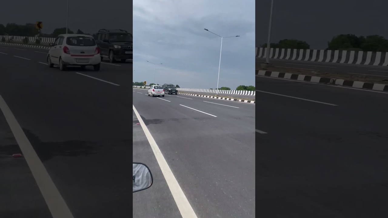 Beautiful 6 lane highway (Kanpur GT Road)