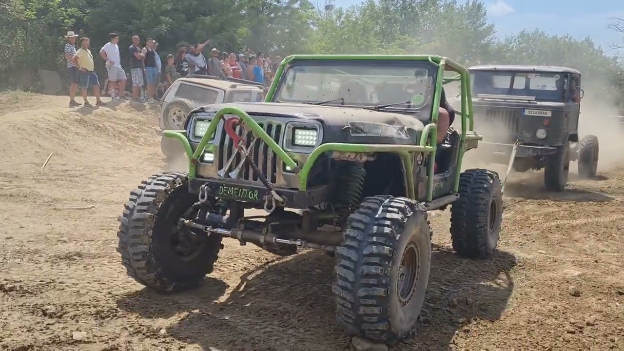 Babod 2021 - kamionh&uacute;z&oacute; verseny, Dementor vs. Jeep Cherokee (első k&ouml;r)