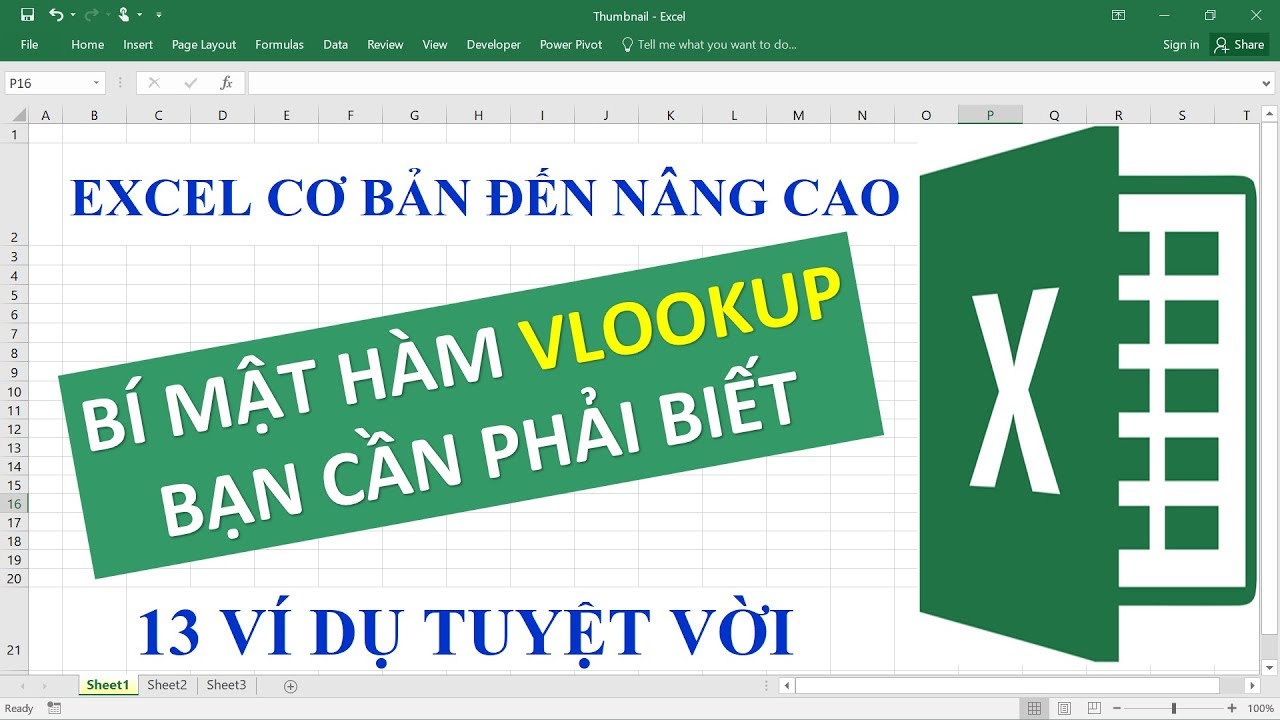 Hàm Vlookup - từ cơ bản đến nâng cao