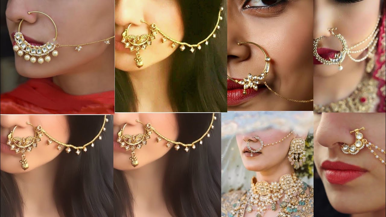 Latest Nath Nose Ring Styles 2026/Beautiful Nose Ring Designs 2026
