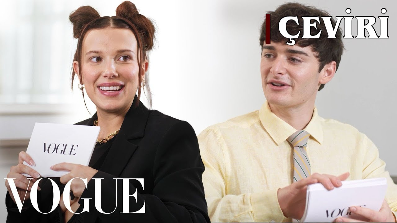 Stranger Things Oyuncuları Millie Bobby Brown ve Noah Schnapp soruları yanıtlıyor! Türkçe Altyazılı