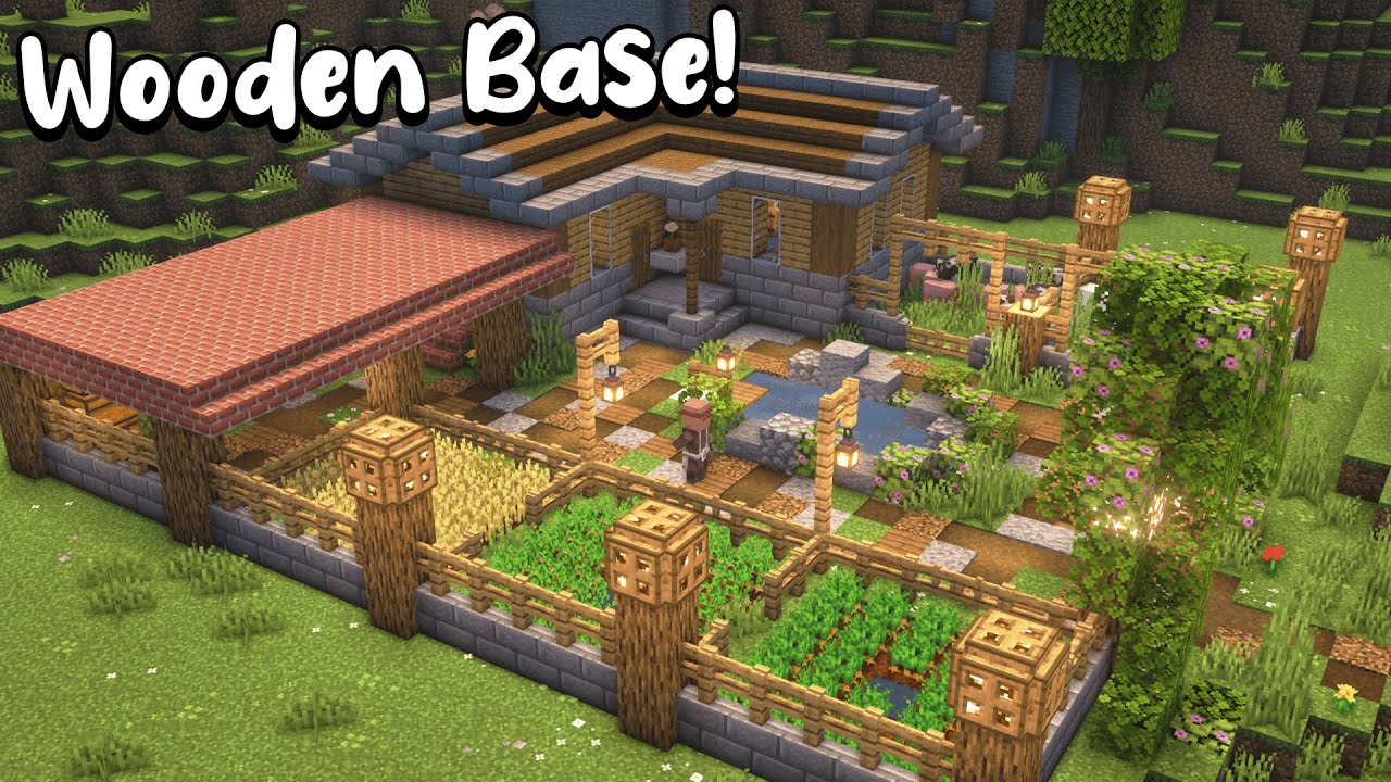 Minecraft: 🐤 How to Build Survival Wooden Base | Easy Build Tutorial