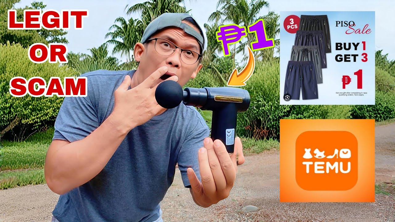 BUY 1 GET 3 FOR ₱1 from TEMU LEGIT OR SCAM