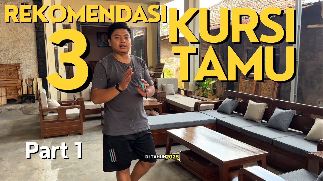 Rekomendasi 3 model kursi tamu kayu jati part 1