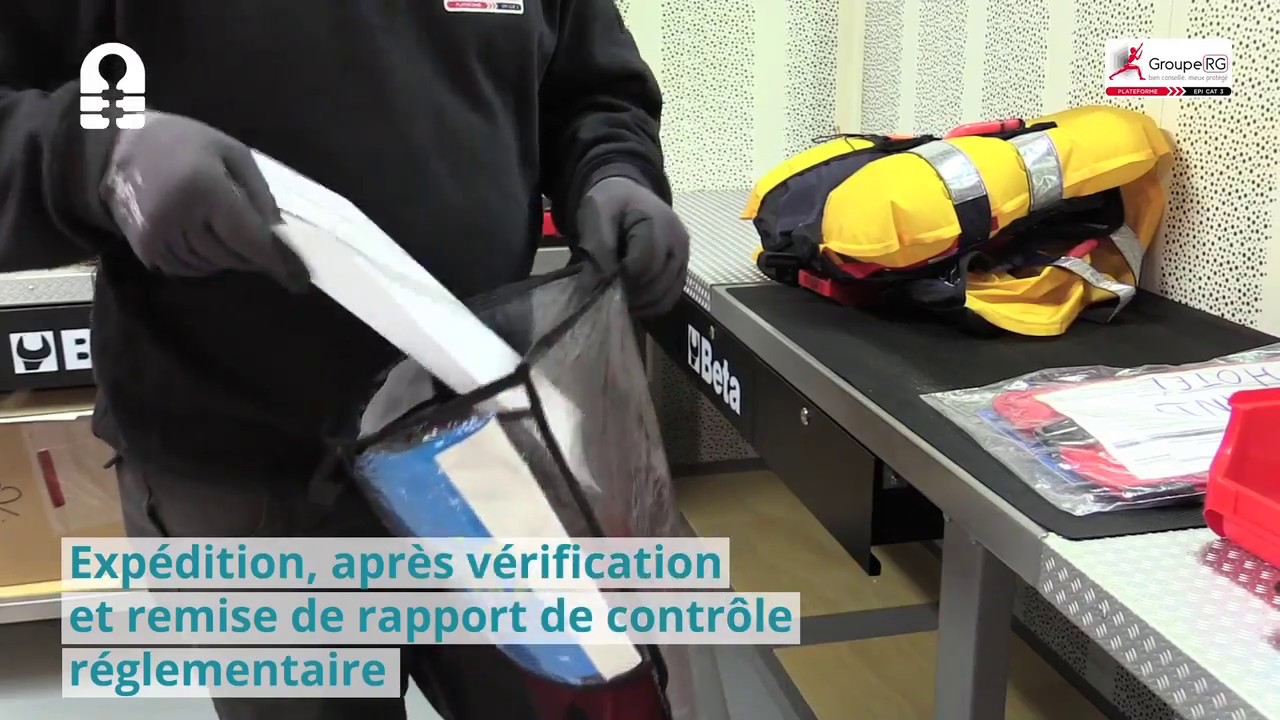 PLATEFORME RG MAINTENANCE DES EPI DE CATEGORIE 3