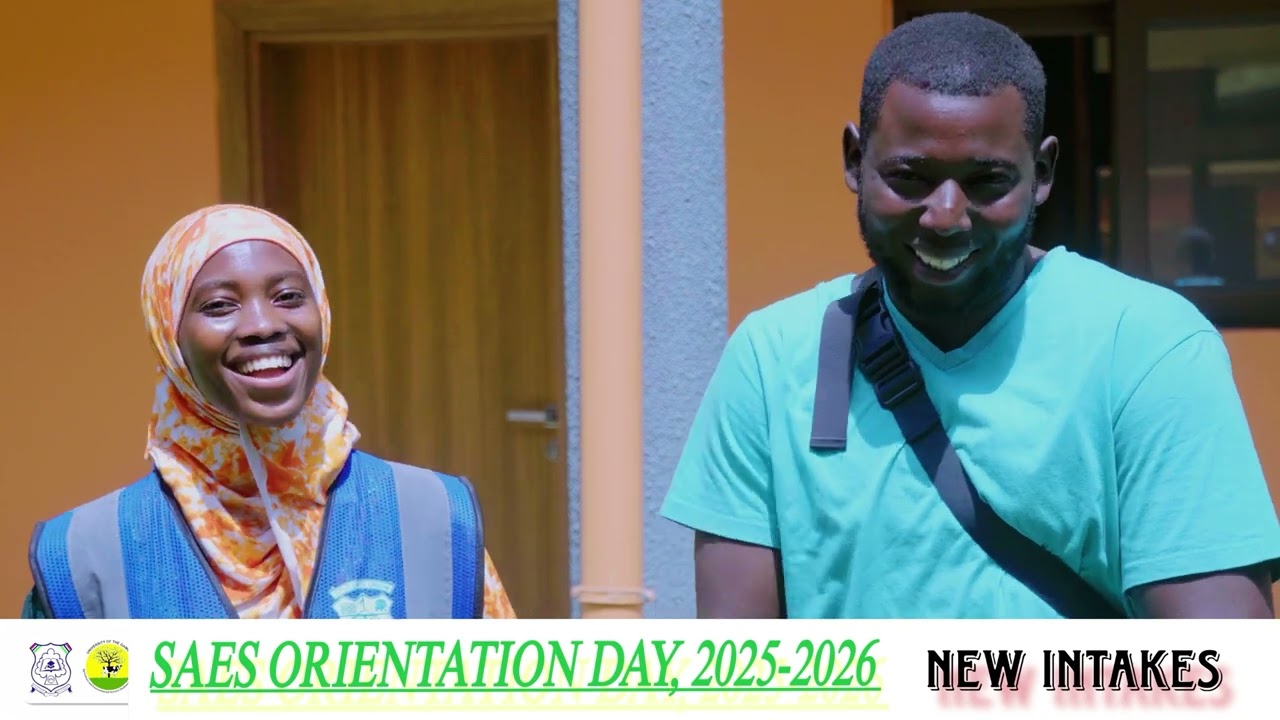 Dialogue with freshers during AESSA’s new intakes orientation, 2025-2026. 