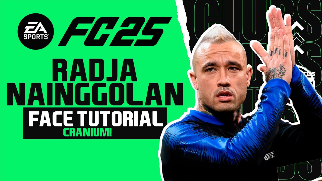 how to make RADJA NAINGGOLAN FACE in EA FC 25 CRANIUM Clubs Face Creation - CAREER MODE - LOOKALIKE