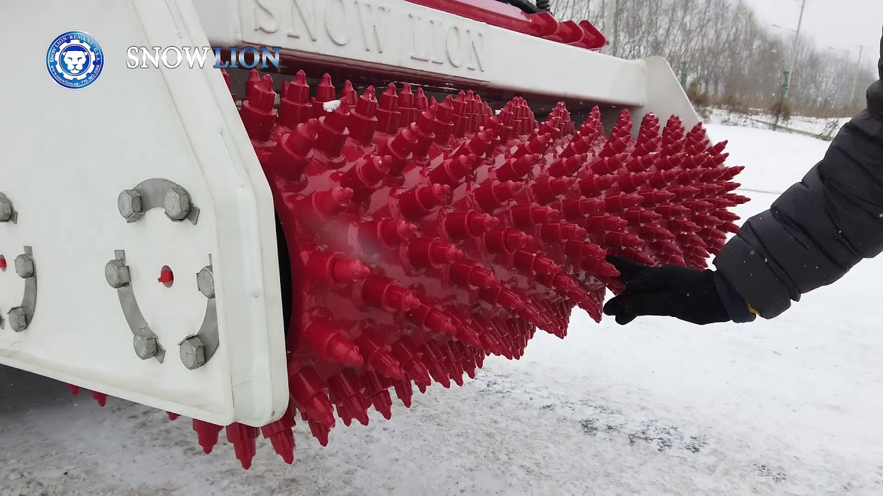 SNOWLION Mechanical Double Roller Ice Breaker/Ice-breaking Machine 3.94 feet Operation Width - DM120