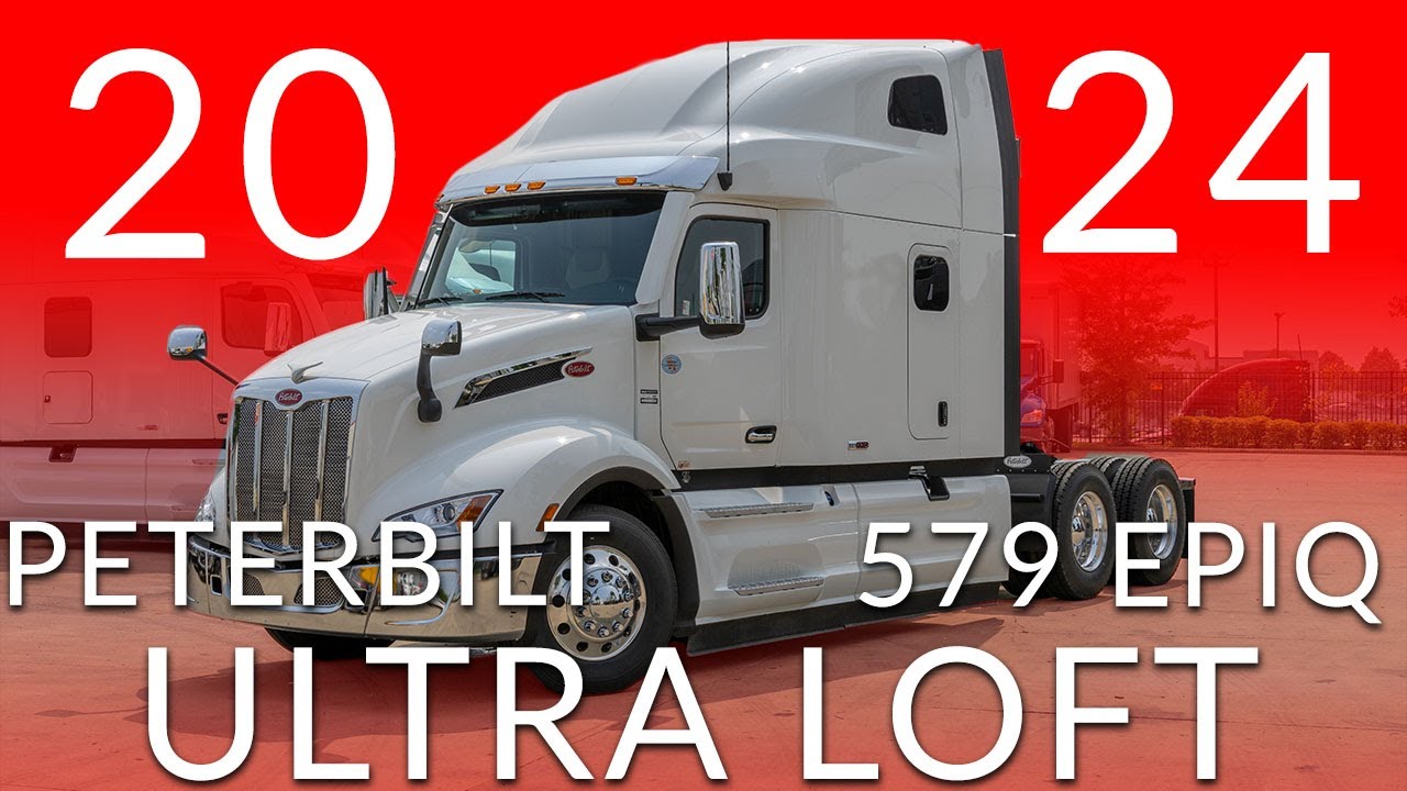 Самая большая кабина Peterbilt из доступных | Peterbilt 579 EPIQ Ultra Loft Edition 2024 года