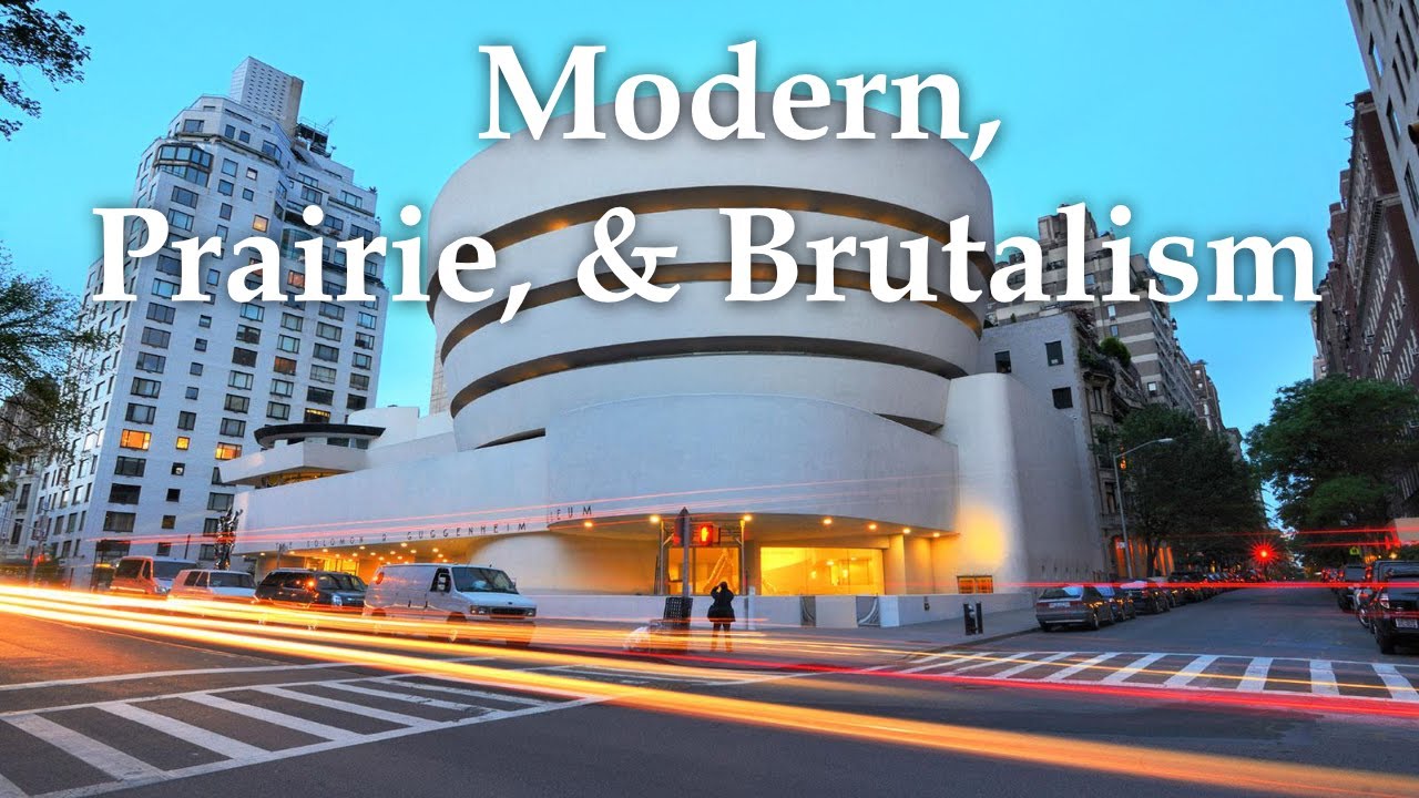 014 Modern Architecture, Prairie Style, & Brutalism