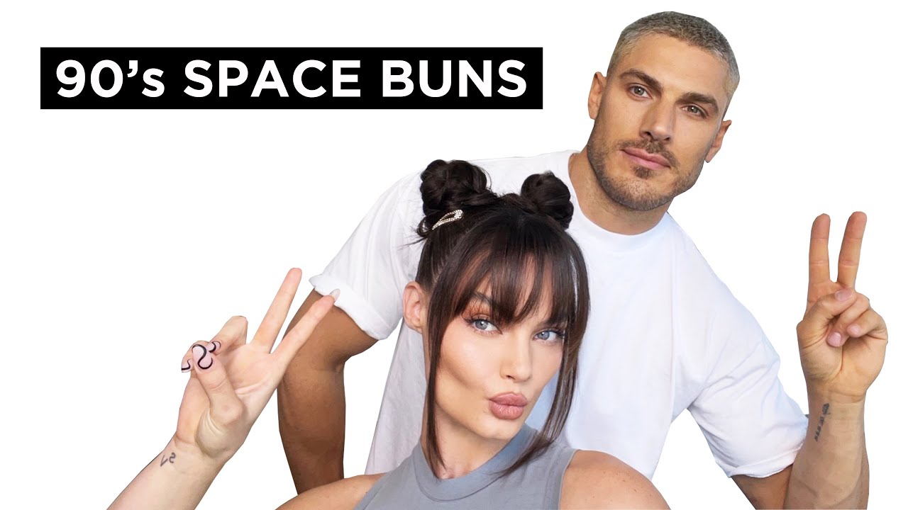 Making 90’s Inspired Space Buns | Chris Appleton Tutorial