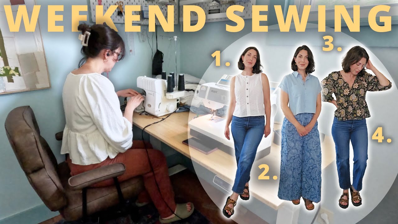 My Weekend of Sewing | Spring/Summer Wardrobe Makes