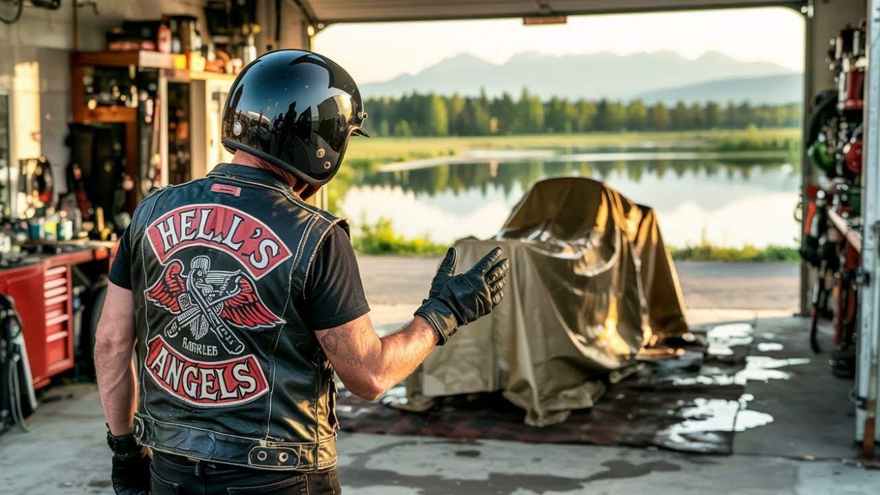Hell’s Angels Rider Cleaned His Father’s Garage After the Funeral — What He Found Shook Him.