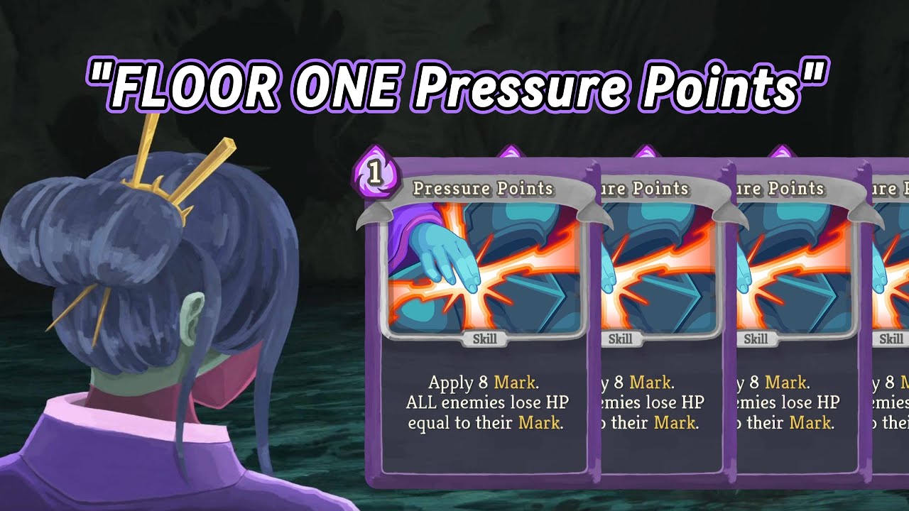 I Took Pressure Points on Floor One in A20 Slay the Spire