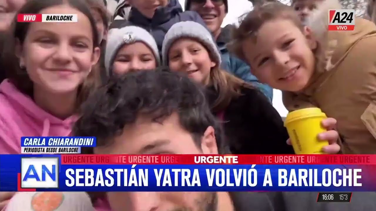 ⭐️BARILOCHE RECIBE A SEBASTIÁN YATRA
