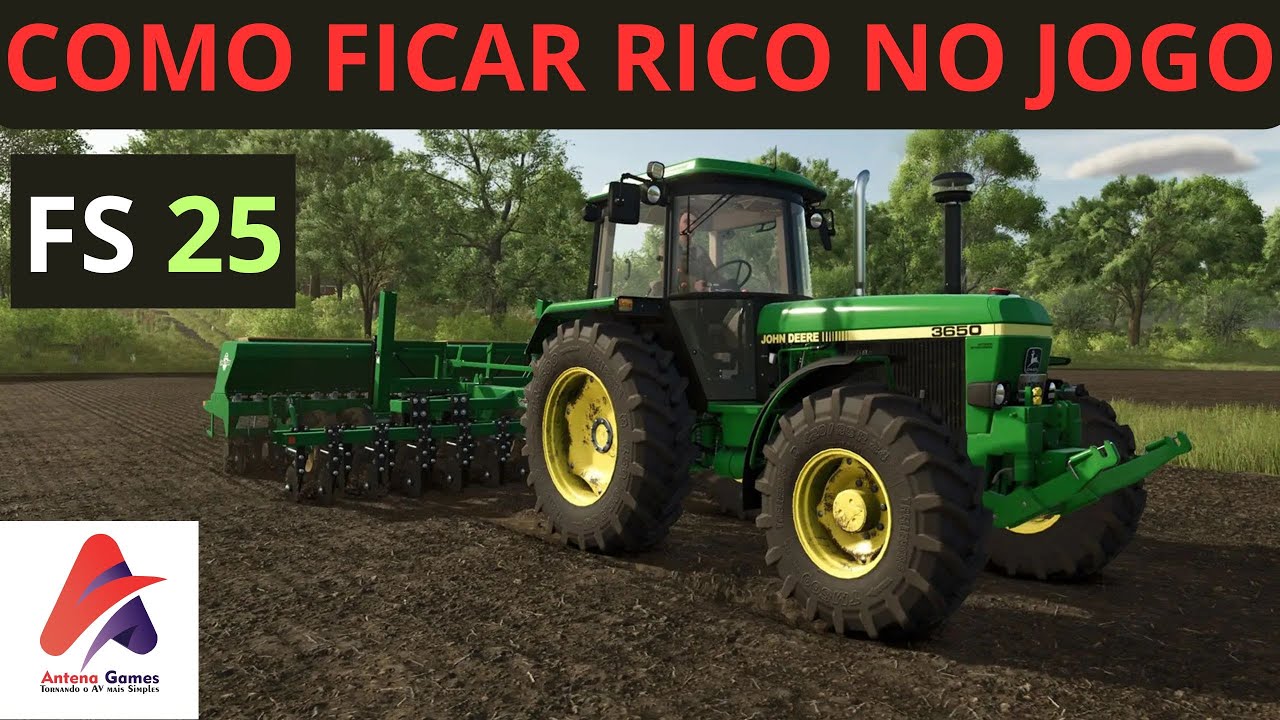 FARMING SIMULATOR 25. COMO FICAR RICO NO JOGO DE FORMA RÁPIDA. 
