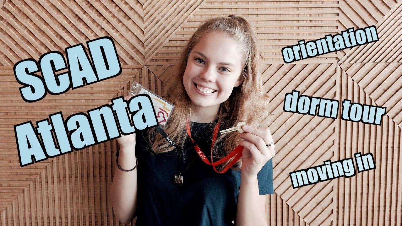 scad atlanta | orientation, move in, new residence hall FORTY tour !