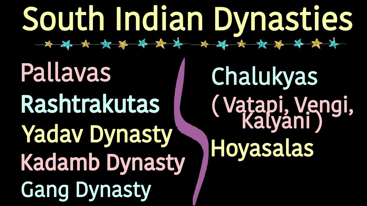 South Indian Dynasties (Pallavas, Rashtrakutas, Chalukyas, Yadavs, Hoysalas) || Ancient History ||