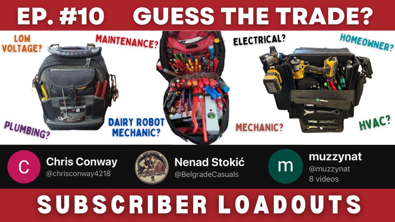 EP. 10 Guess the Trade? - Subscriber Loadouts  #tools #loadout #vetopro #wera #knipex #maintenance