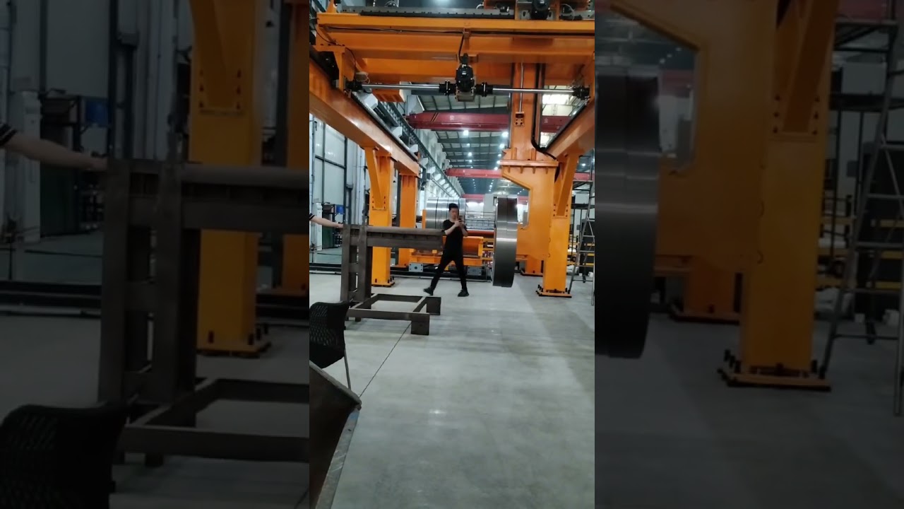 Precise Positioning Intelligent Crane for Handling Steel Coils