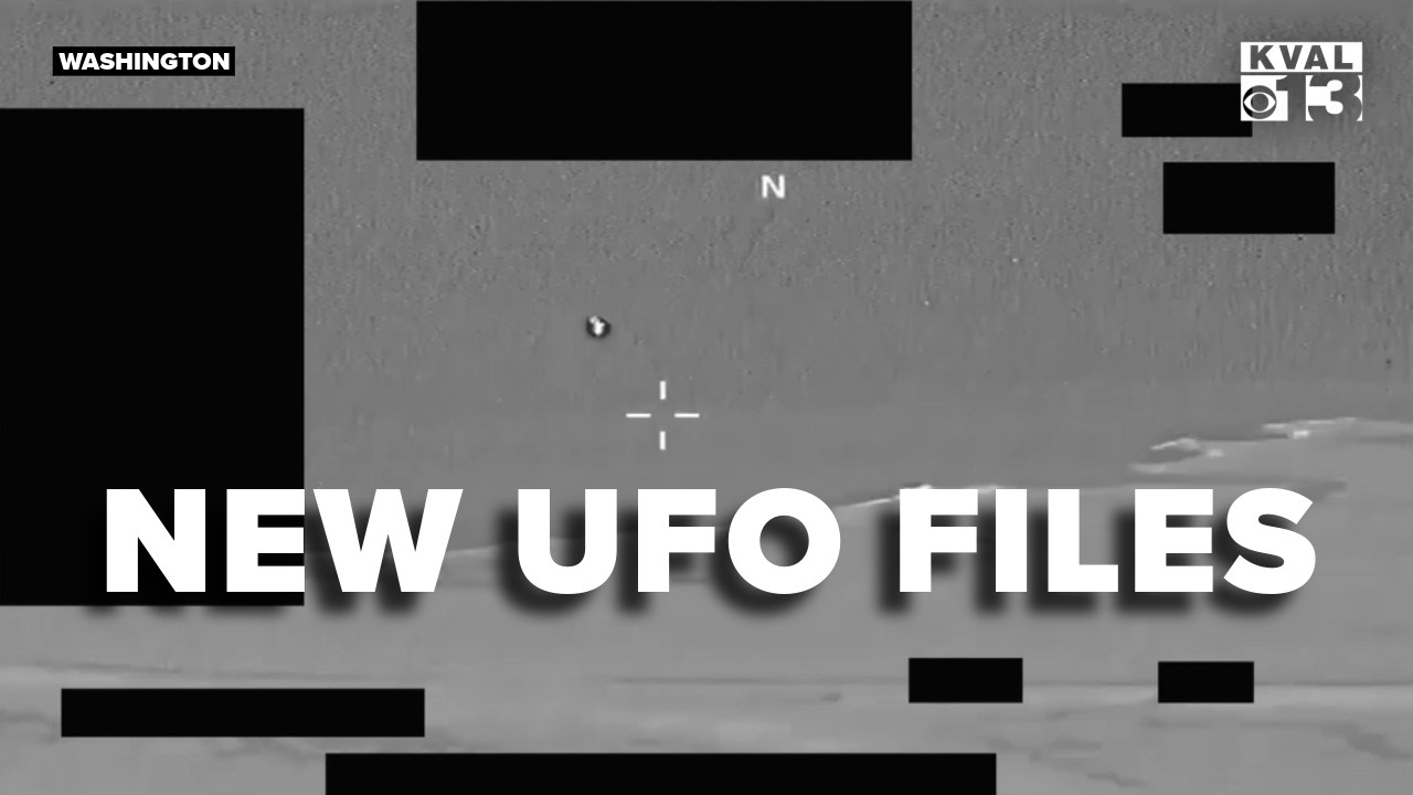 Pentagon releases new declassified UFO files and videos