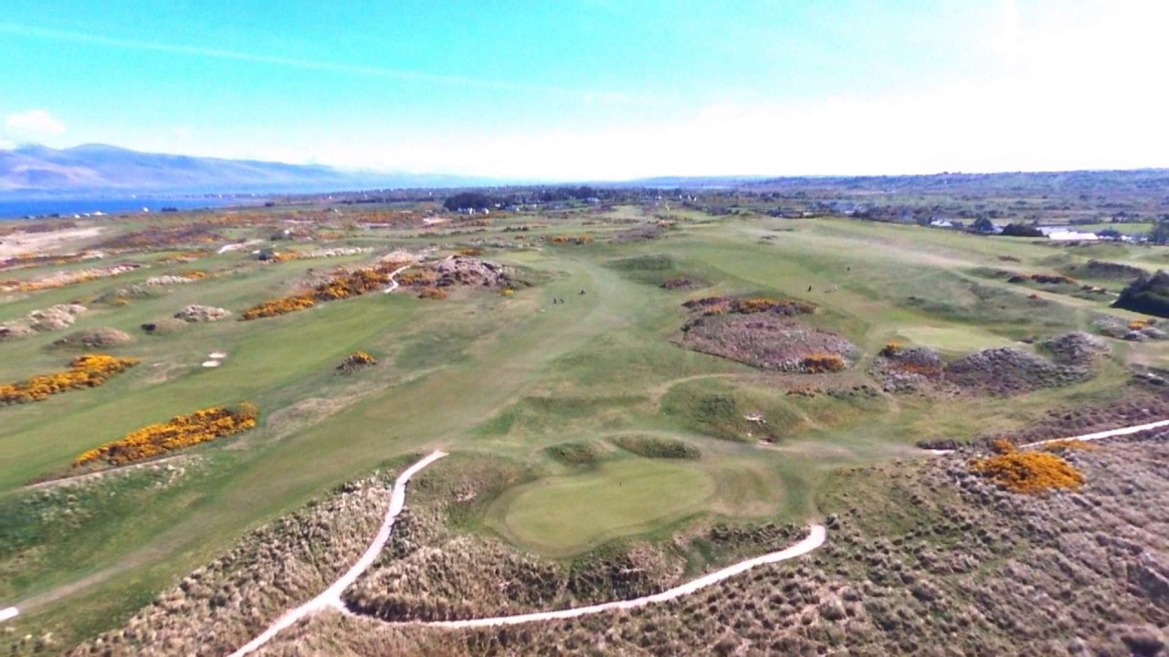 Dooks Golf Course Kerry Ireland drone Footage 2017 Amazing atlantic coastline