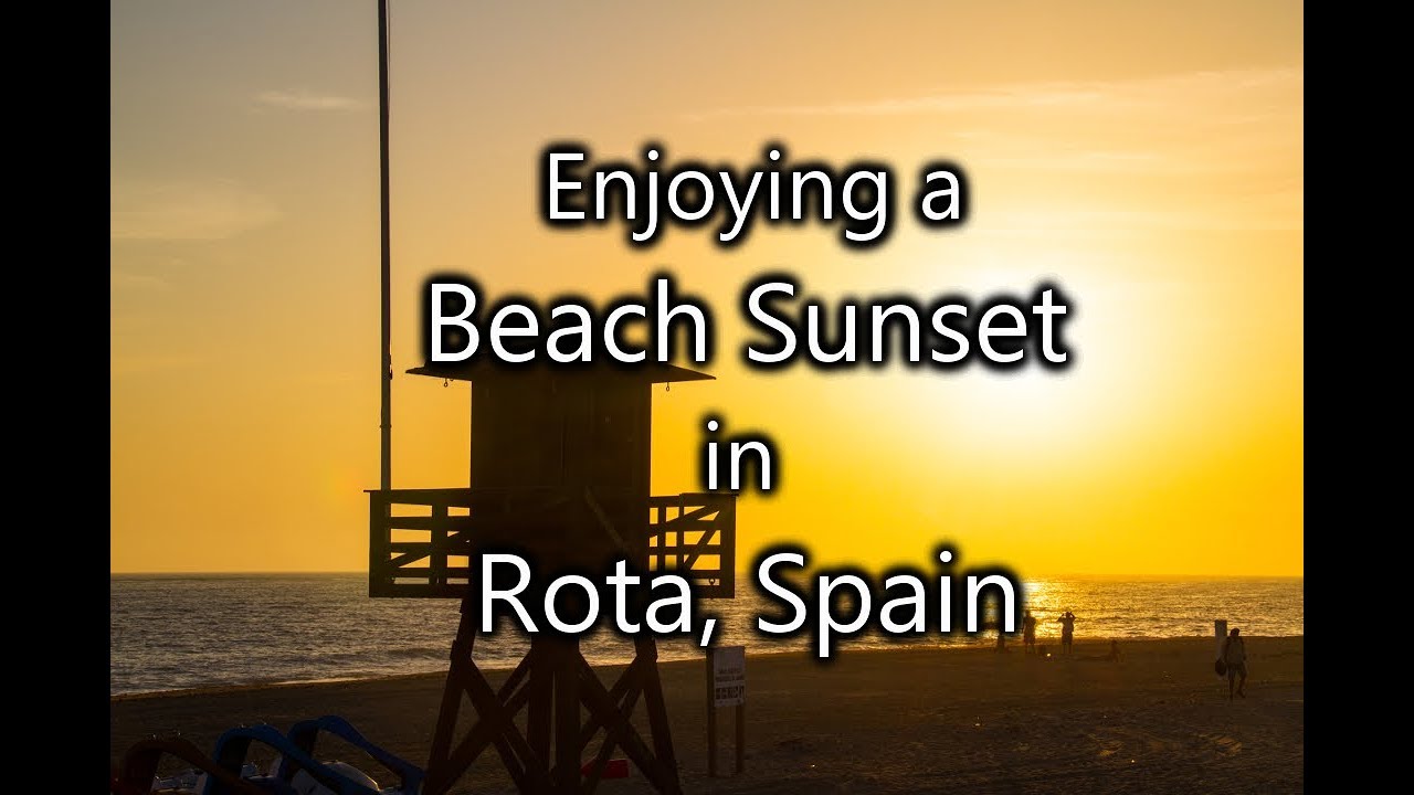 Beach Sunset in Rota Spain