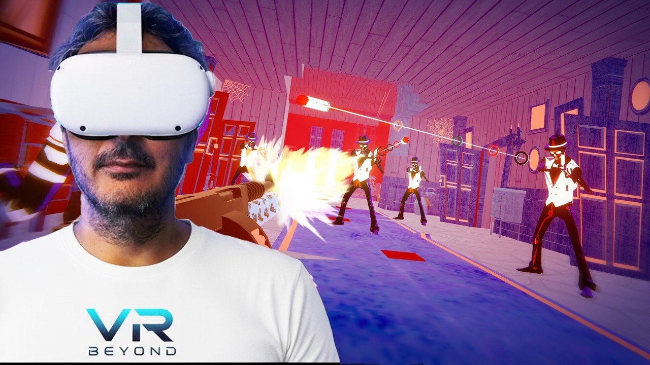 Pistol Whip VR Gameplay | John Wick Meets Beat Saber! 🔫🎶 (Meta Quest 2)