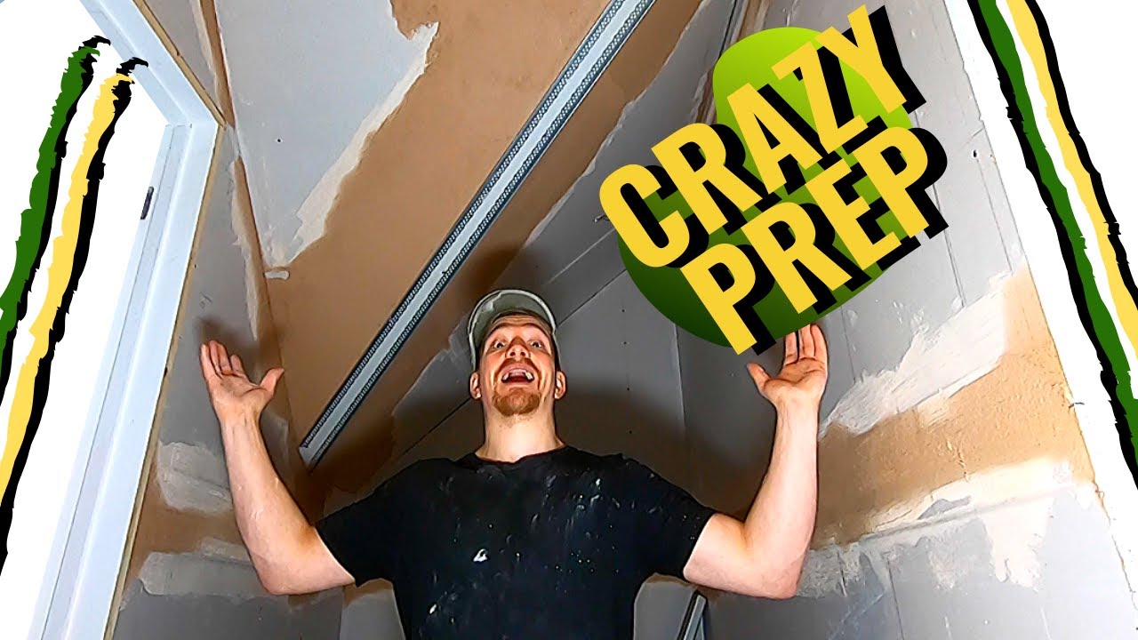 Preparing Walls For Plastering #2 (STOP BEADS, CURVED CEILINGS, BONDING, PLASTERING)