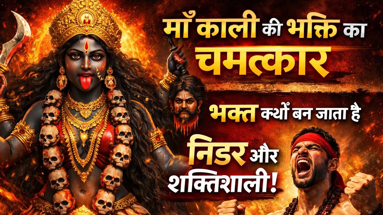 माँ काली की भक्ति का चमत्कार – भक्त क्यों बन जाता है निडर और शक्तिशाली  सच्चाई जानिए